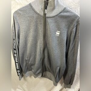 G-Star RAW Gray Zip-Up Jacket